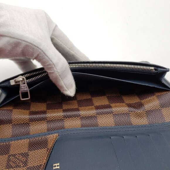Louis Vuitton Portefeuille Brazza Damier Ebene Long Wallet - Picture 13 of 15